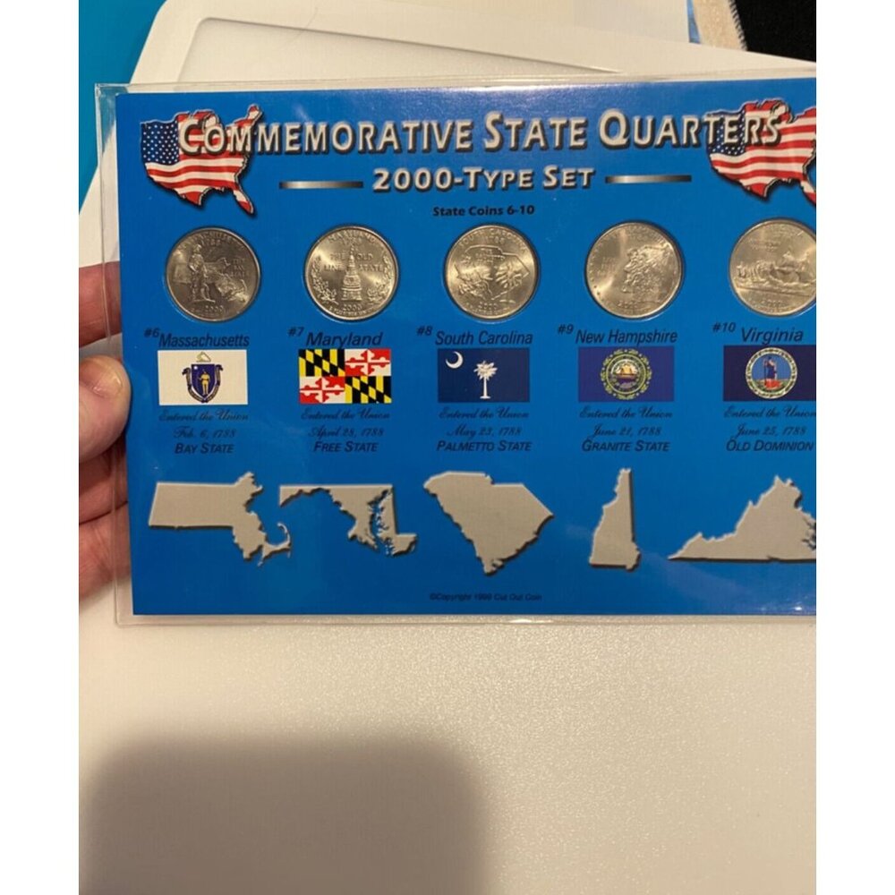 Commemorating State Quarters 2000-Type Set - Picture 1 of 2